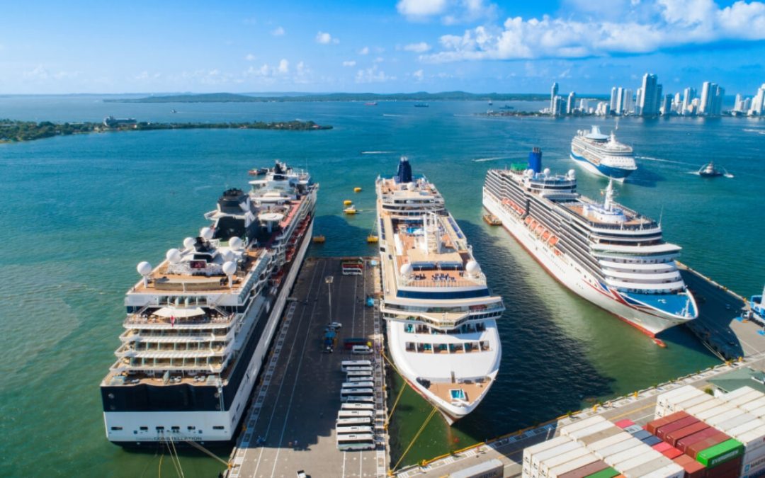 Cartagena de Indias bate récord histórico: 6 barcos de turismo y 13 mil visitantes en un solo día